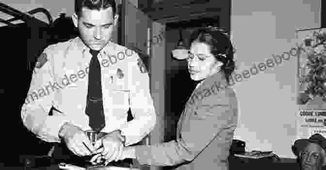 A Black And White Photograph Of Rosa Parks, A Woman With A Stern Expression And Her Eyes Closed As She Sits On A Bus Seat In The Front Of The Montgomery Bus Boycott. Two Women Against The Wind: A Tierra Del Fuego Bicycling Adventure