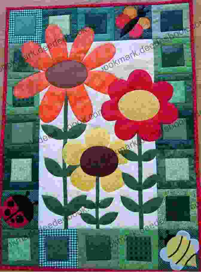 A Charming Quilted Wall Hanging With A Whimsical Motif And Decorative Trim Country Style Quilting: 14 Stunning Patchwork Quilts And Gifts