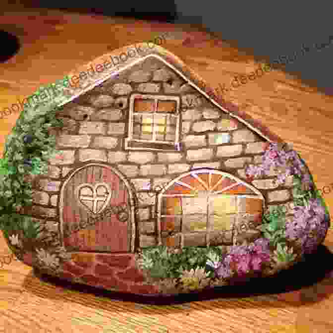 A Collection Of Charming Cottages Painted On Rocks, Each With Its Own Unique Design And Character Rock Painting Flowers Cottages Houses And Towns: Step By Step Instructions Techniques And Ideas 20 Projects For Everyone