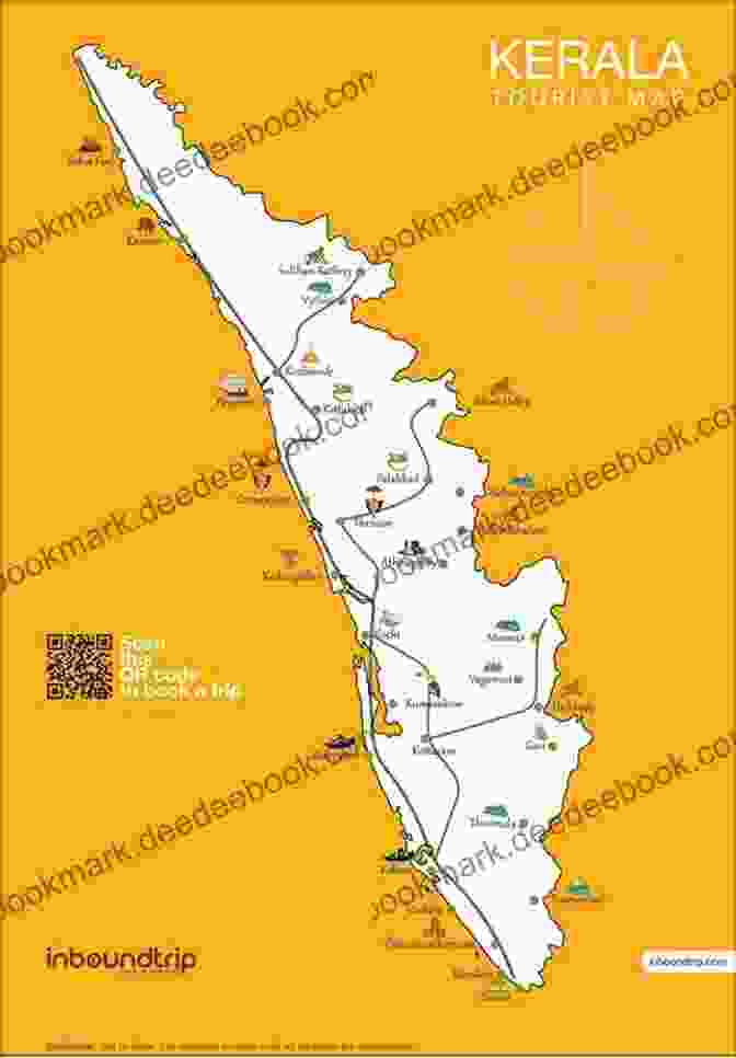 A Detailed Map Of Kerala, India, Highlighting Popular Destinations And Attractions The Rough Guide To Kerala (Rough Guides)