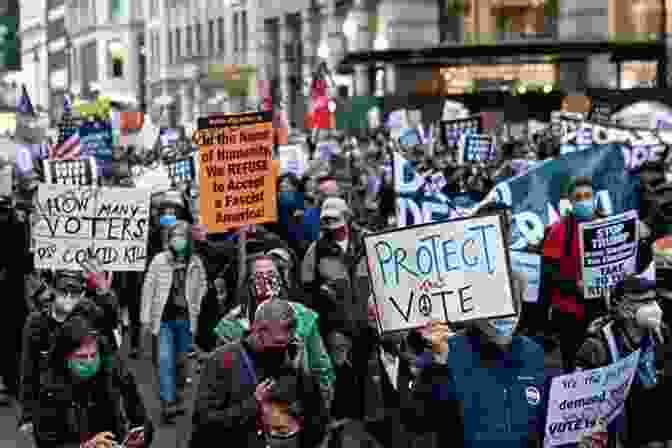 A Group Of People Protesting Against Voter Suppression. Unrigged: How Americans Are Battling Back To Save Democracy