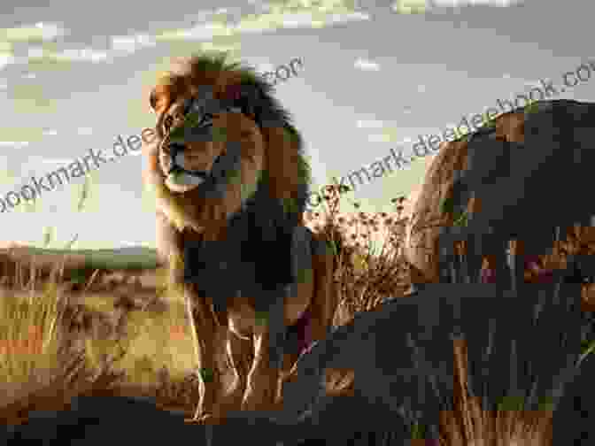 A Majestic Lion Basking In The Warm Sun Elmwood Park Zoo (Images Of Modern America)