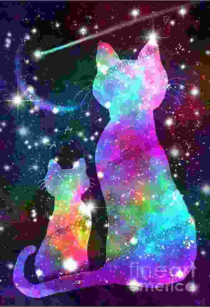 A Mesmerizing Illustration Of A Cat Wearing Pajamas, Surrounded By Cosmic Cats In A Surreal Dreamscape. The Cat S Pajamas: Stories Ray Bradbury