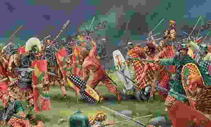 A Painting Showing The Romans Crushing The Celtic Resistance At The Battle Of Watling Street. Roman The Fall Of Britannia (The Roman Chronicles 1)