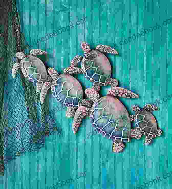 A Serene And Elegant Sea Turtle Wall Hanging That Adds A Touch Of Coastal Charm To Any Room. Nautical Quilts: 12 Stitched And Quilted Projects Celebrating The Sea