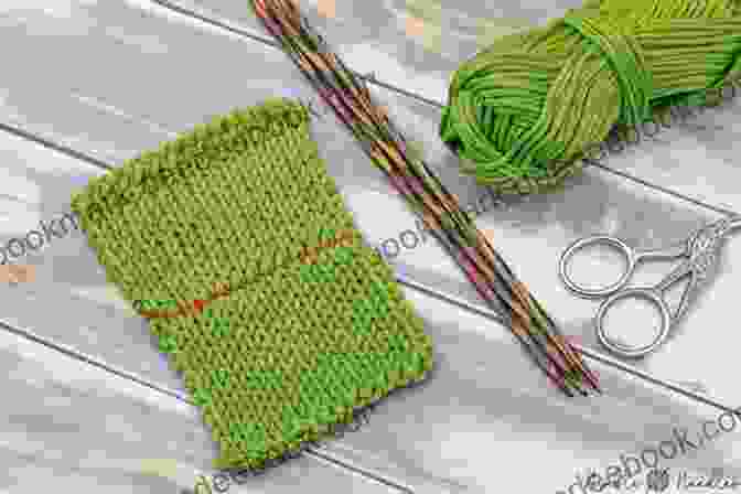 A Step By Step Illustration Of The Bind Off Process, Showing The Needle And Yarn In Various Positions. RSN Essential Stitch Guides: Bead Embroidery: Large Format Edition