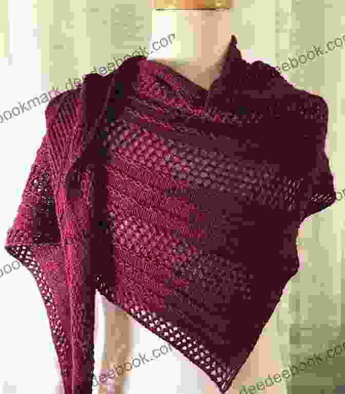 Belladonna Shawl A Triangular Shawl Knit With Sock Yarn In A Dark, Sock Yarn Shawls: 15 Lacy Knitted Shawl Patterns