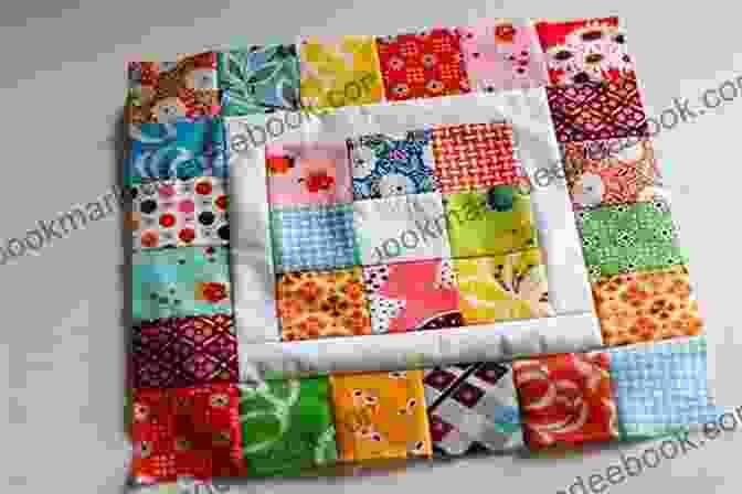 Bohemian Rhapsody Quilt: Patchwork Squares In Vibrant Colors And Patterns, Adorned With Embroidery, Embodying The Eclectic Spirit Of Bohemian Style. Country Cottage Quilting: 15 Quilt Projects Combining Stitchery With Patchwork