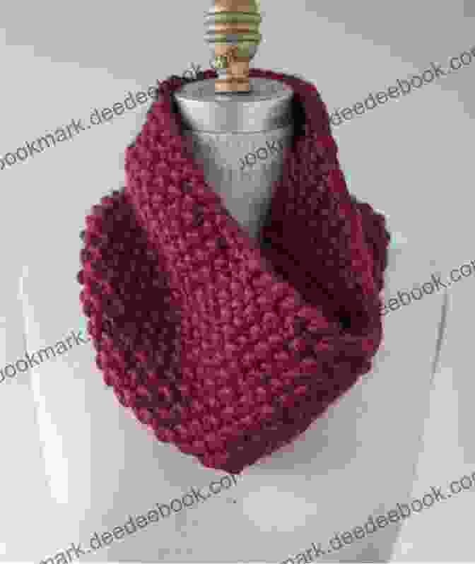 Cascade Cowl Knitted In Variegated Yarn, Featuring A Bulky, Textured Stitch Pattern. 10 Scarves And Cowls: To Knit And Crochet