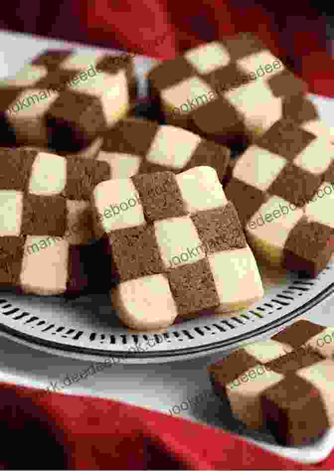 Checkered Cookies With A Vibrant Red And White Pattern Tasty Crochet: A Pantry Full Of Patterns For 33 Tasty Treats