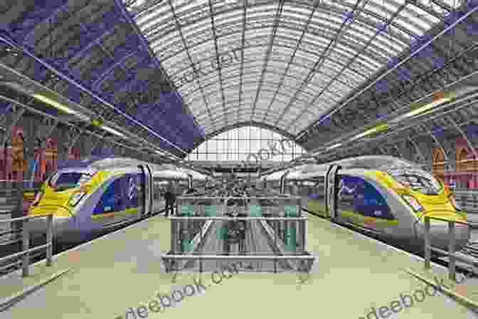 Eurostar Train Departing From St Pancras Station St Pancras Station (Wonders Of The World)