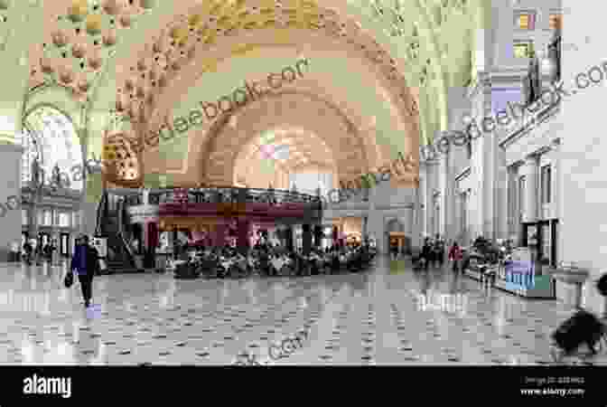 Interior View Of Auburn Station, Featuring Its Grand Arched Ceiling And Ornate Chandeliers Auburn Station Lee Bacon