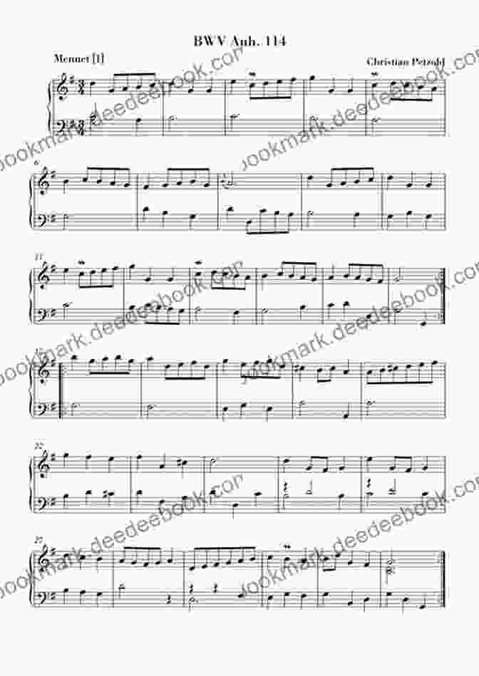 Johann Sebastian Bach's Minuet In G Major, BWV Anh. 114 For Piano Solo Musical Scenes And Episodes 2: 10 Intermediate Character Pieces For Piano Solo (Piano)