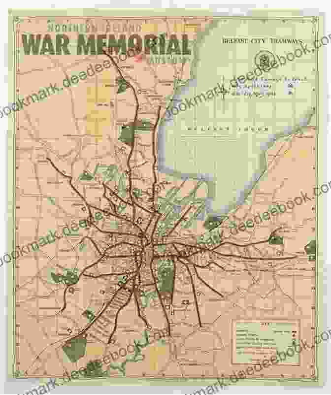 Map Of Belfast's Lost Tramways Lost Tramways Of Ireland Belfast