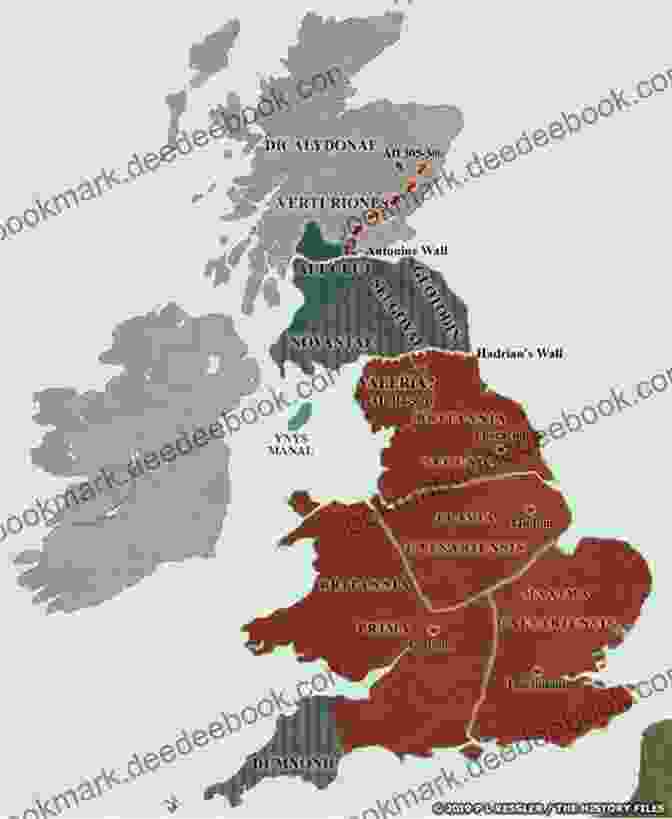 Map Of Roman Britain, Showing The Extent Of Roman Territory At Its Greatest Extent. The Charioteer S Son: A Story Of Roman Britain