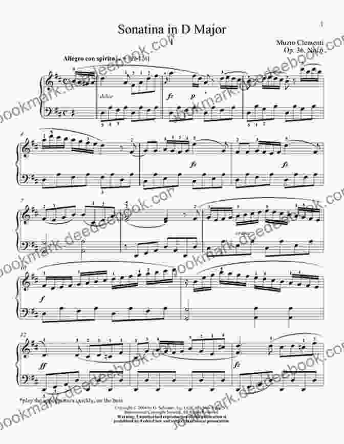 Muzio Clementi's Sonatina In C Major, Op. 36, No. 1 For Piano Solo Musical Scenes And Episodes 2: 10 Intermediate Character Pieces For Piano Solo (Piano)