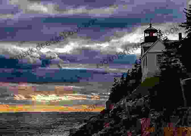 Rugged Coastline Of Maine With Crashing Waves, Rocky Cliffs, And A Lighthouse In The Distance The Rough Guide To New England (Rough Guide To )