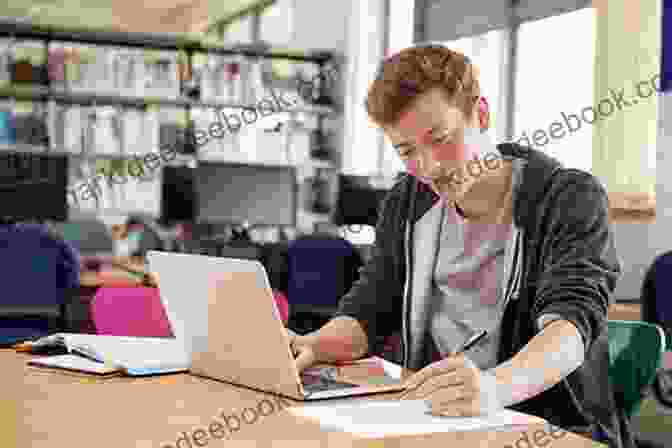 Student Studying With Books And Laptop Communi Cat Ion : Speak Learn Uncover Complete Training Guide For Beginners Full Color Photo Illustrated