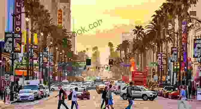 The Bustling Sunset Boulevard In Hollywood, California A Wandering Walk Guidebook: Hollywood CA