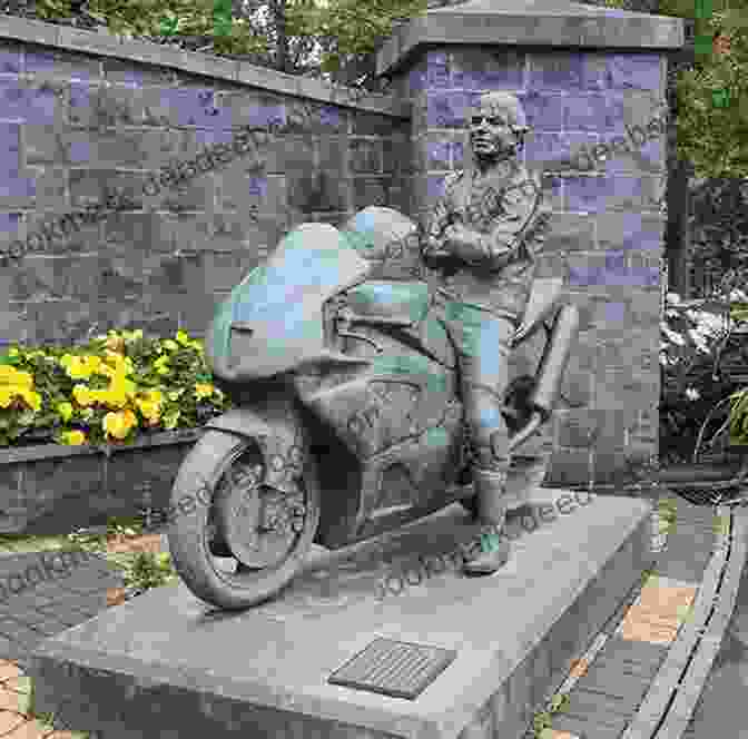 Tribute Statue Honoring Joey Dunlop, Commemorating His Exceptional Achievements And Indomitable Spirit Joey Dunlop A Tribute