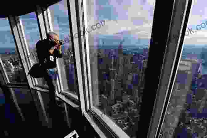 Tyler Standing On The Observation Deck Of The Empire State Building, Looking Out Over The New York City Skyline Tyler Travels New York City