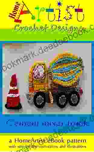 Cement Mixer Applique Pattern and Crochet Instructions by HomeArtist Designs